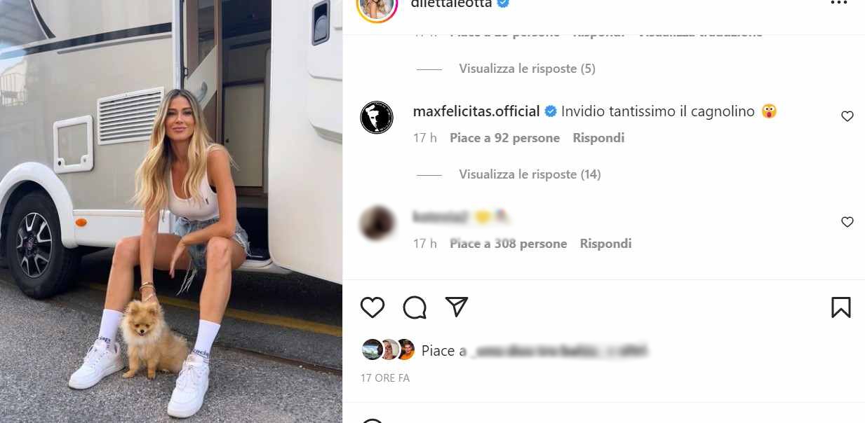 Diletta Leotta post (Instagram)