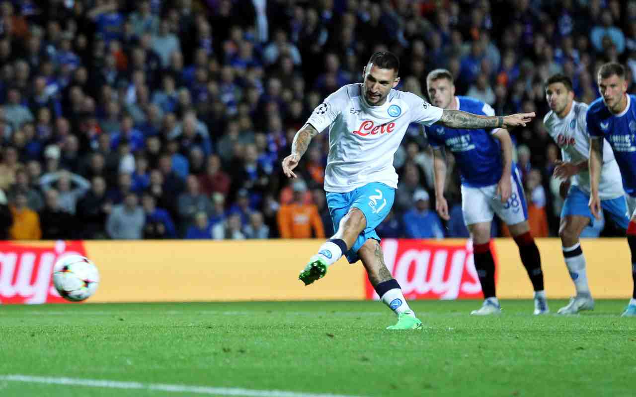 Rangers - Napoli (Ansa foto)