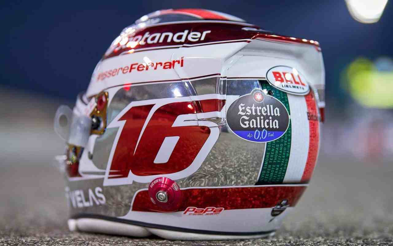 Casco Charles Leclerc (Instagram)